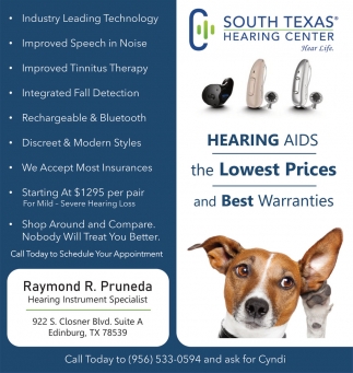 Hearing Aids The Lowest Prices, South Texas Hearing Center, Edinburg, TX